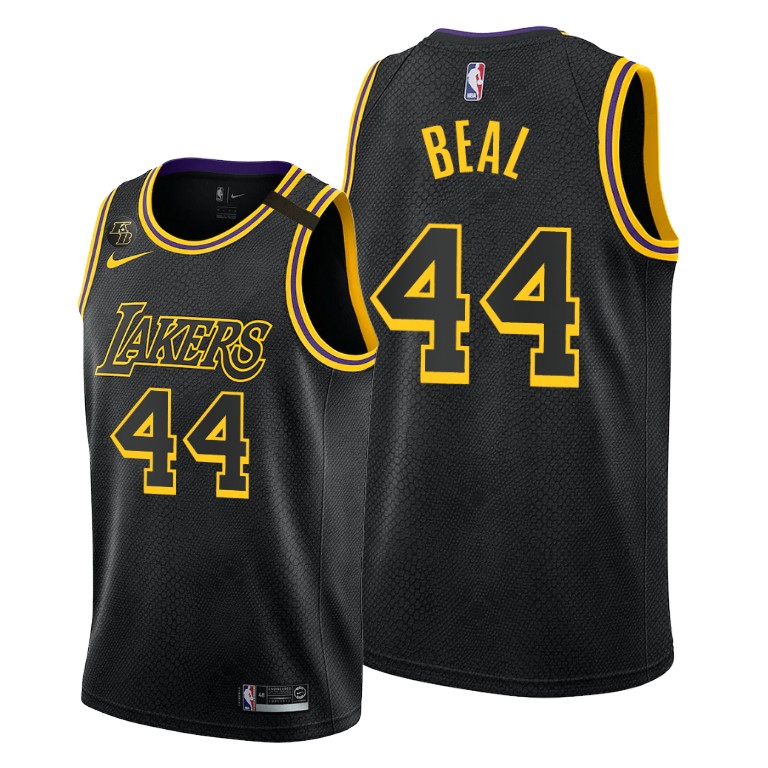 Men's Los Angeles Lakers Bradley Beal #44 NBA 2020-21 Inspired Mamba Week Black Basketball Jersey AJF2083UX